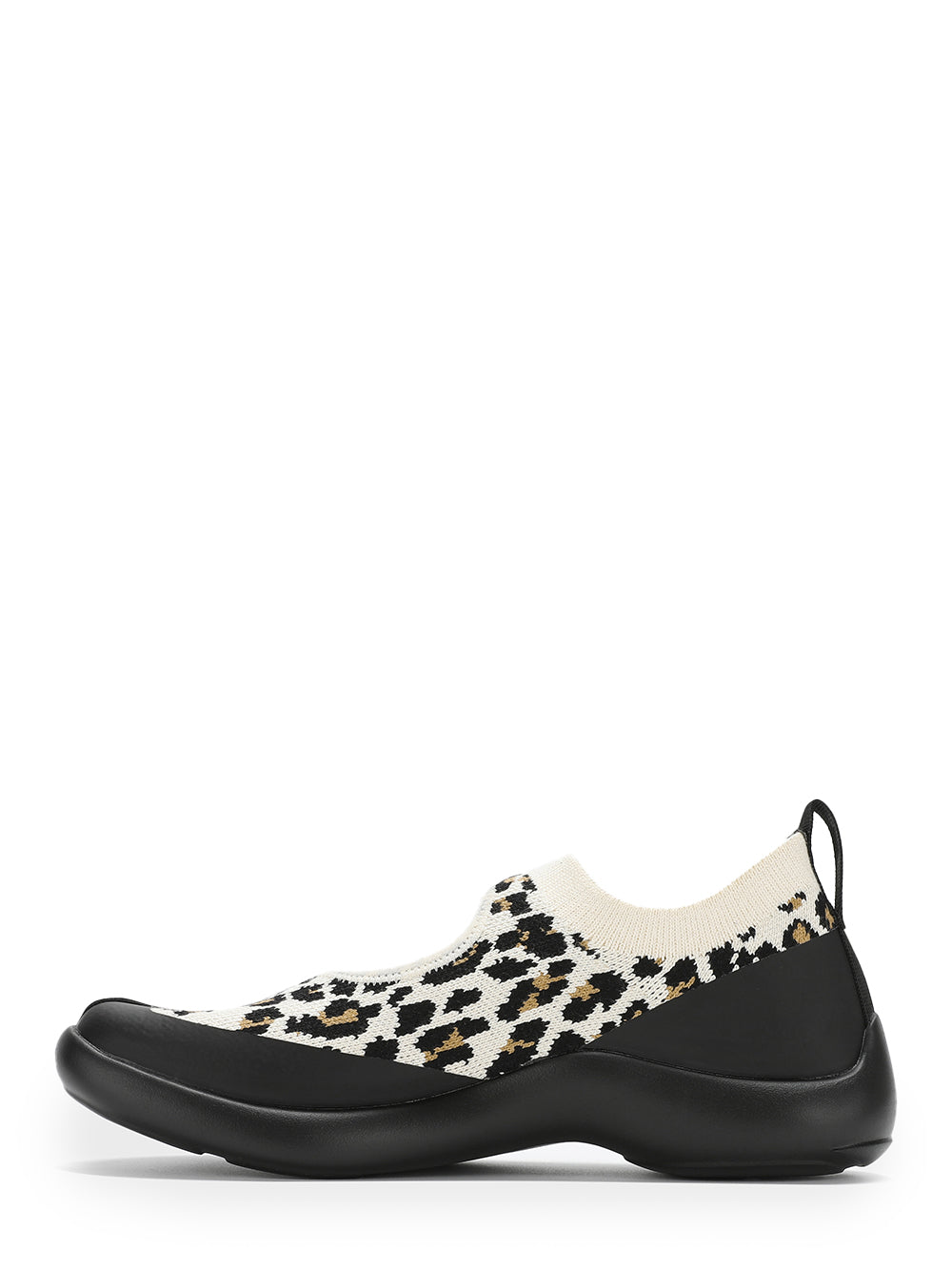 Tabi Sandals White Leopard