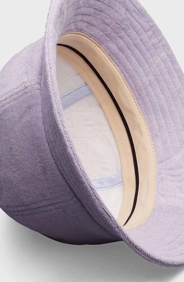 Addison Twist Bucket Hat-terry Lilac