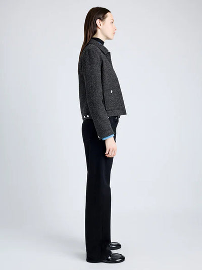 Marcella Jacket In Tweed Black/Alabaster