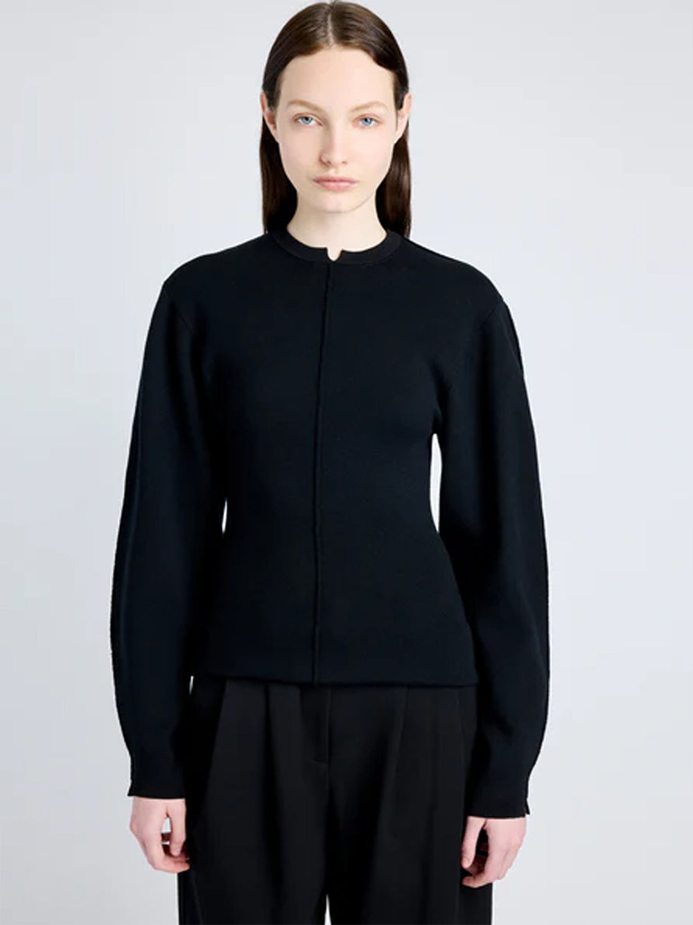 Carolina Sweater In Souffle Knit Black