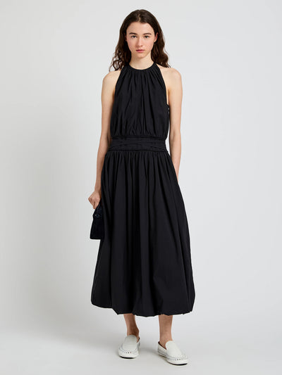Wylie Dress In Tech Poplin (Black)
