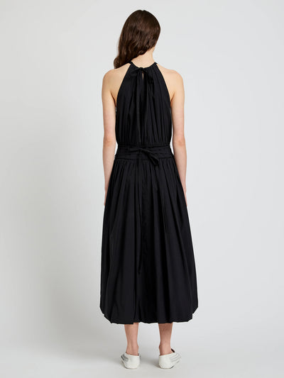Wylie Dress In Tech Poplin (Black)