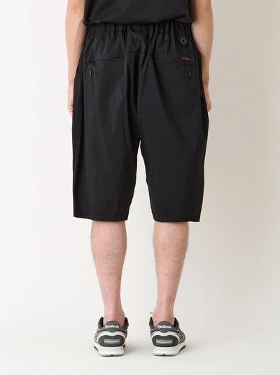 WM × GRAMICCI Wide Easy Short Pants Black