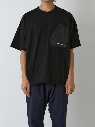 Wide Pocket T-Shirt Black