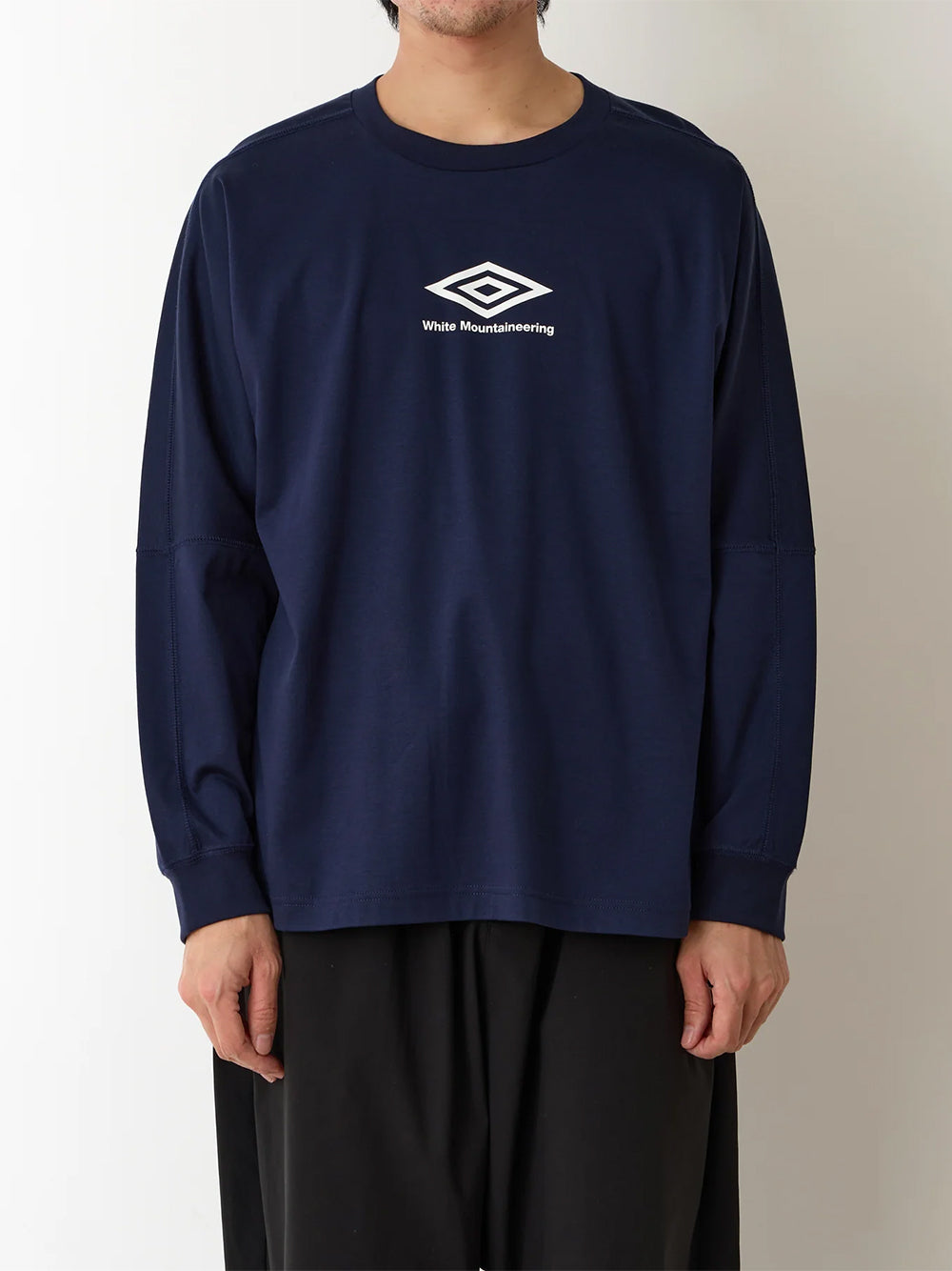 WM×UMBRO Long Sleeve T-Shirt Navy