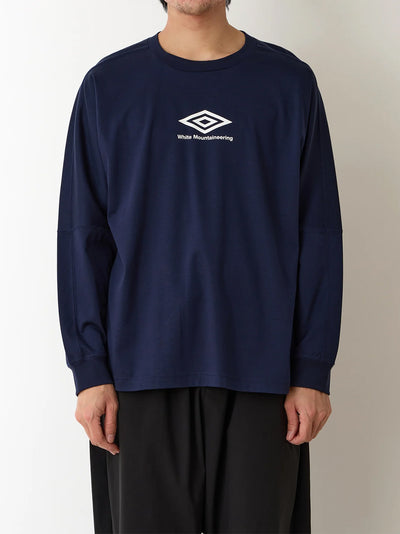 WM×UMBRO Long Sleeve T-Shirt Navy