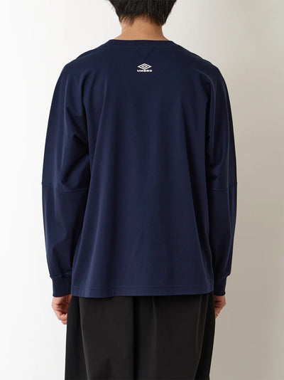WM×UMBRO Long Sleeve T-Shirt Navy