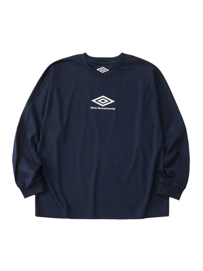 WM×UMBRO Long Sleeve T-Shirt Navy