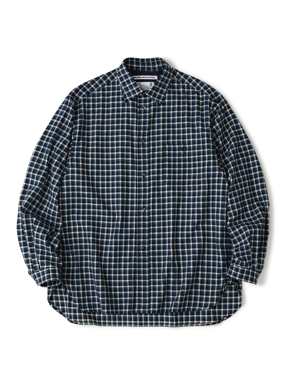 Gusset Sleeve Eyelet Pocket Shirt Navy