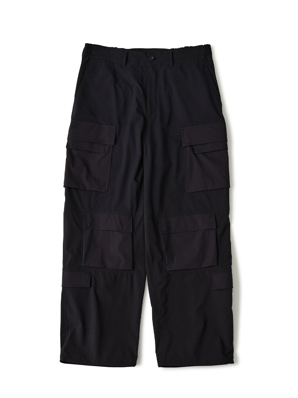 Wide Cargo Pants Black