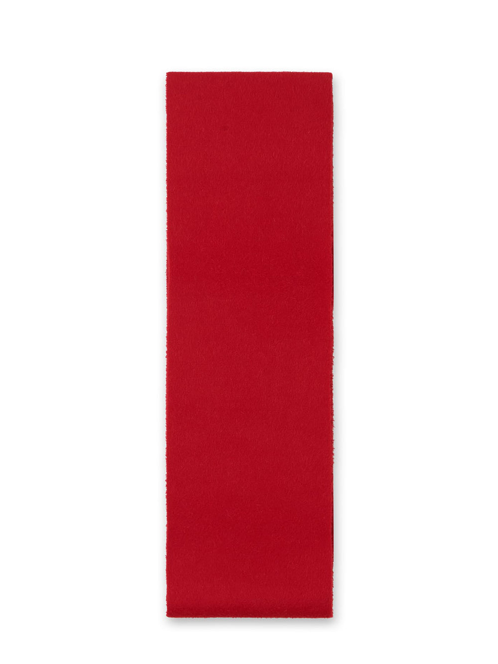 Wool Label Scarf Red