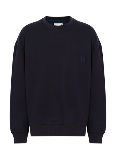 3D Flower Back Logo Sweatshirt (Navy)