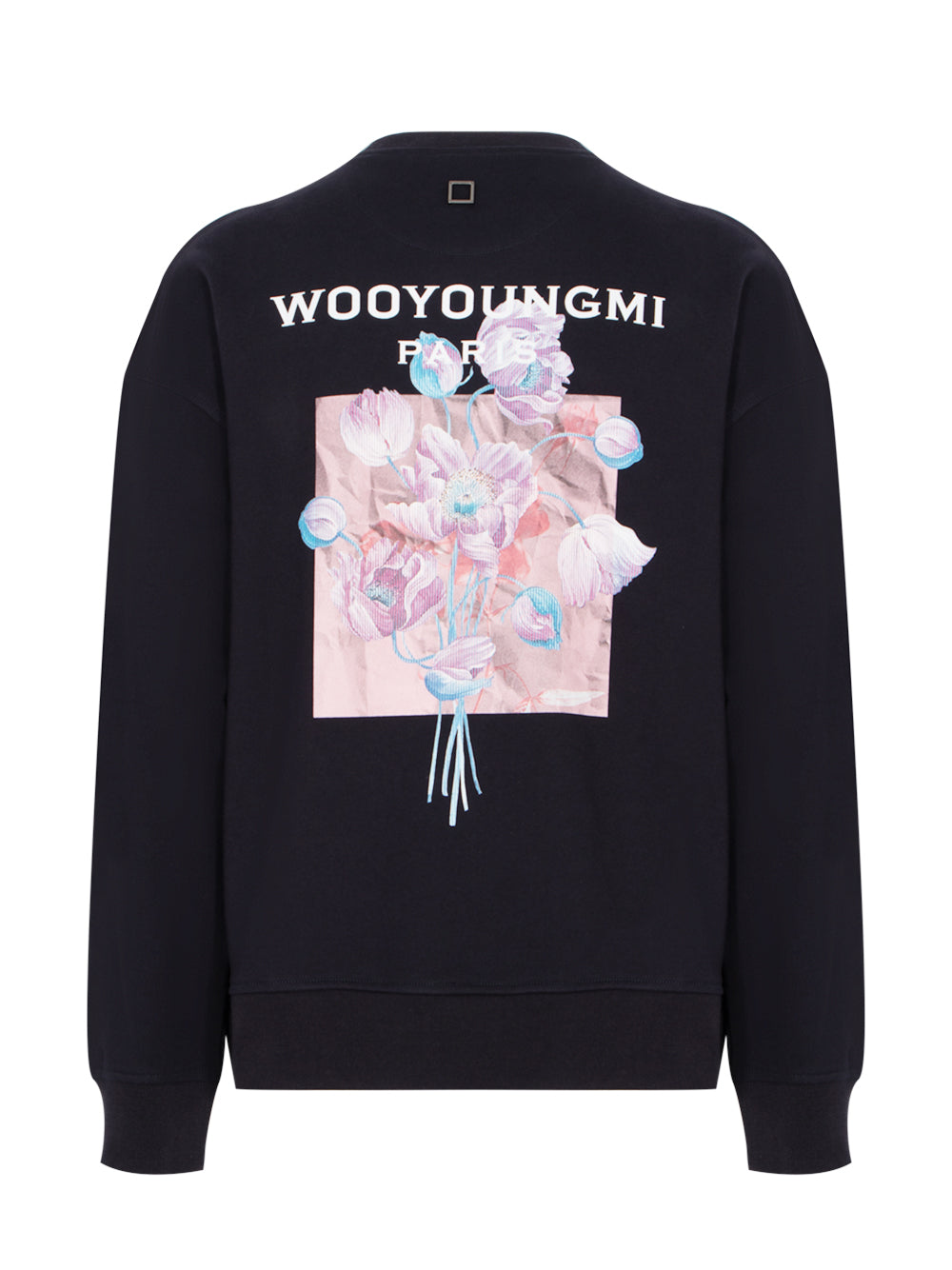3D Flower Back Logo Sweatshirt (Navy)