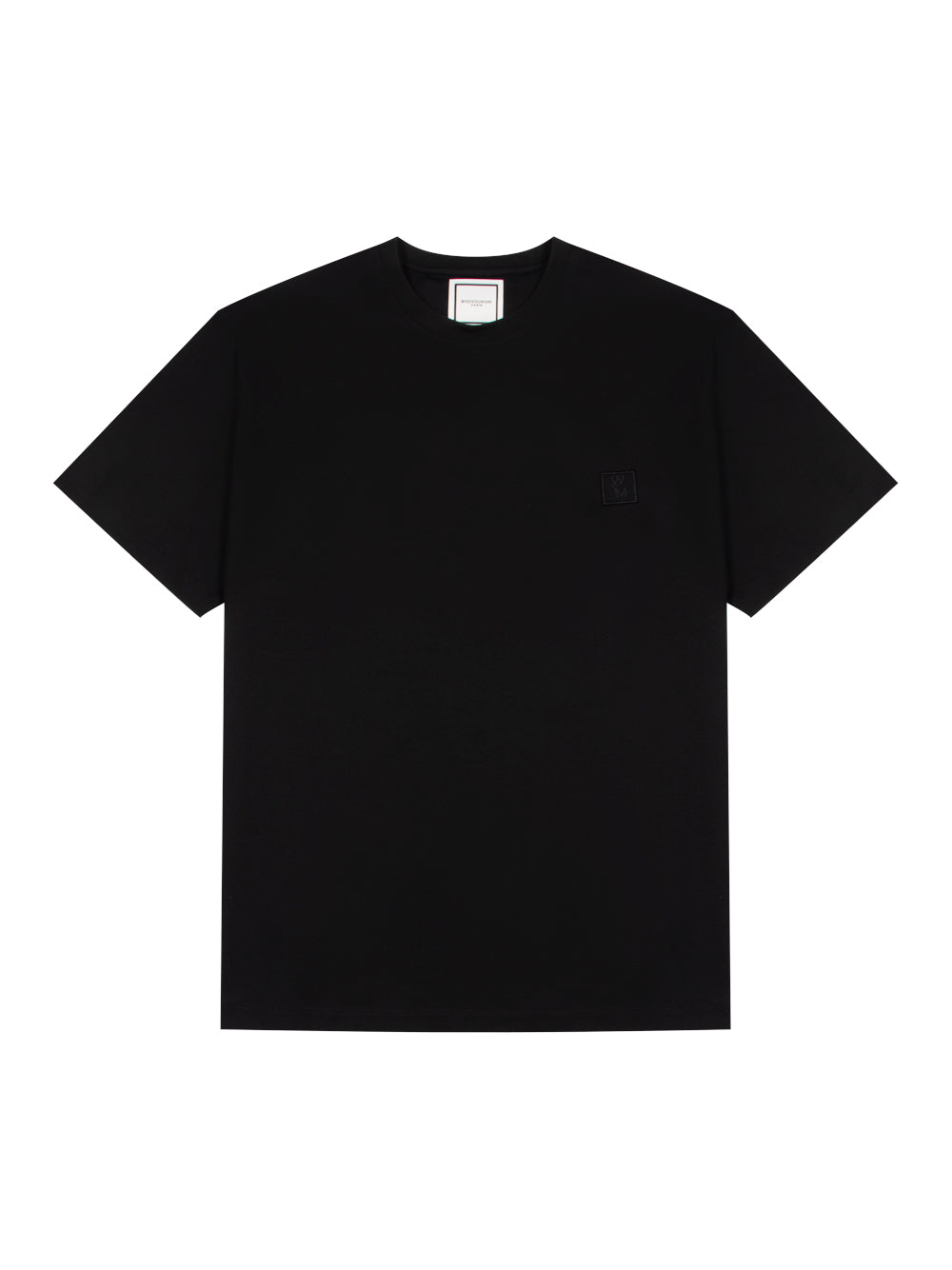 3D Flower Back Logo T-Shirt (Black)