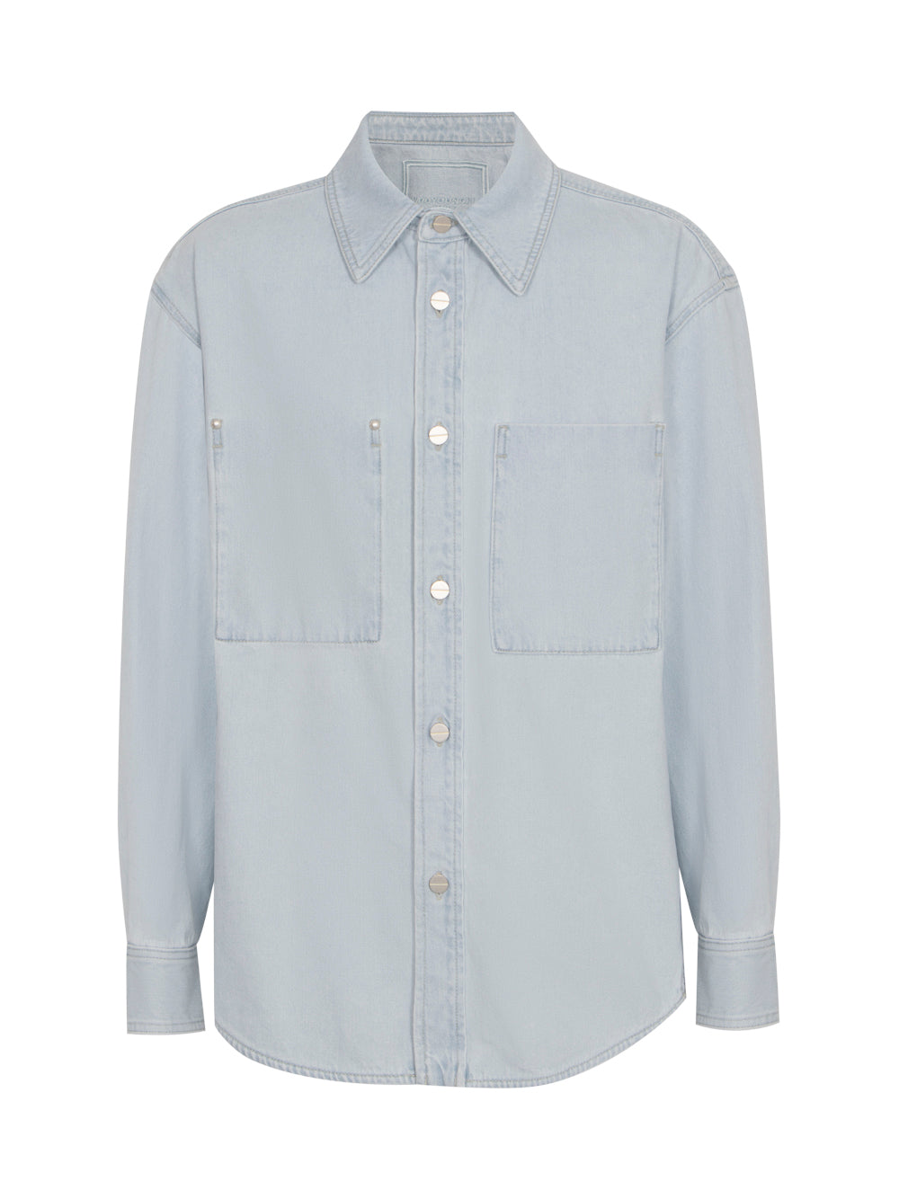 Back Logo Denim Shirt (Light Blue)