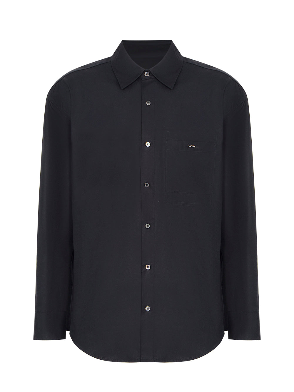 Cotton Back Logo Shirt (Black)