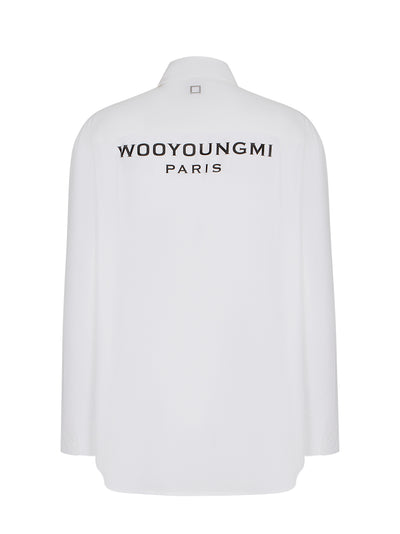 Cotton Back Logo Shirt (White)