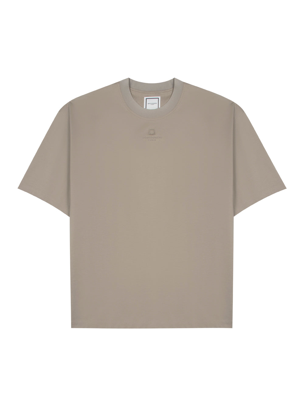 Embroidered T-Shirt (Beige)