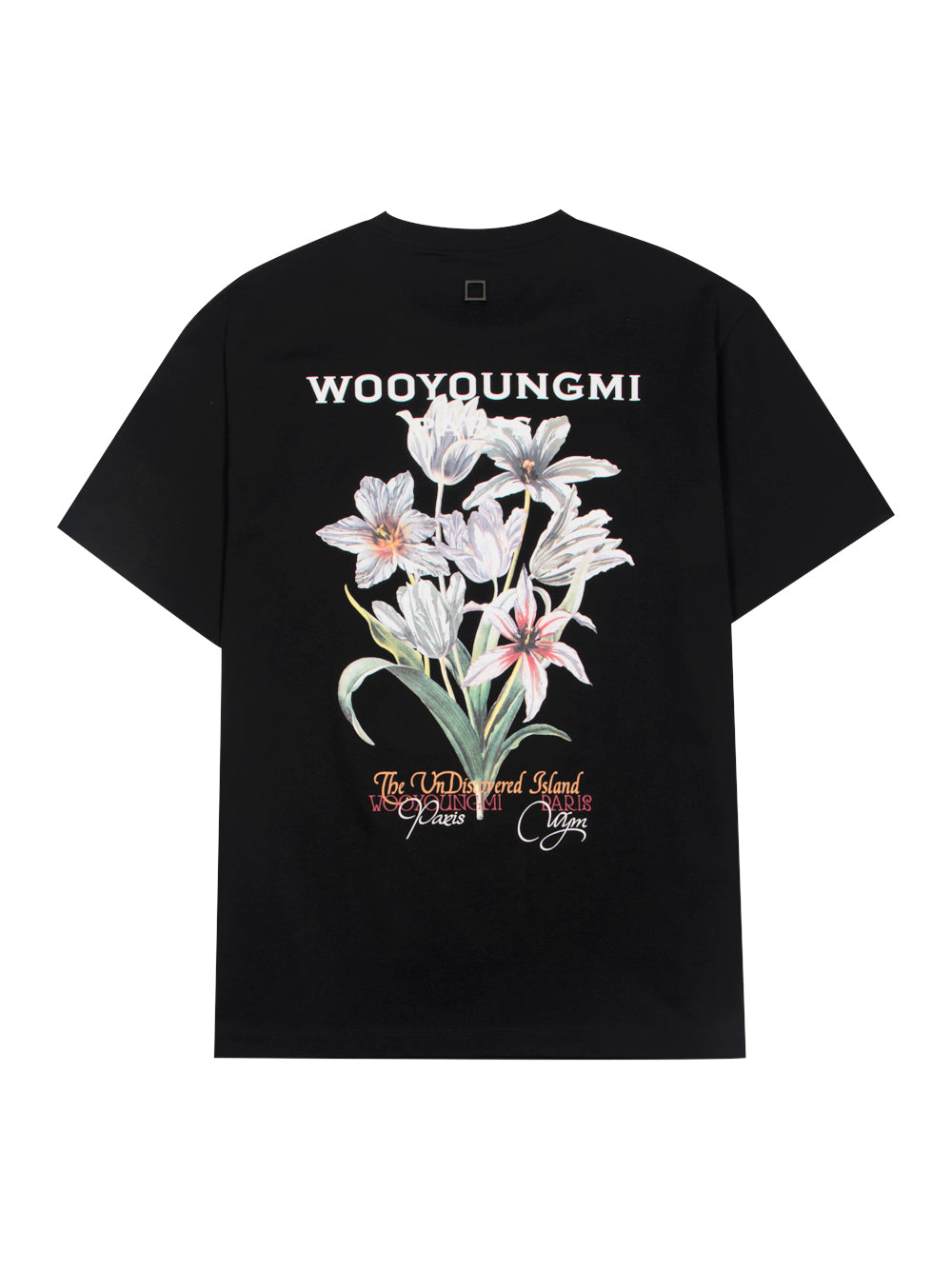 Flower Back Logo T-shirt (Black)