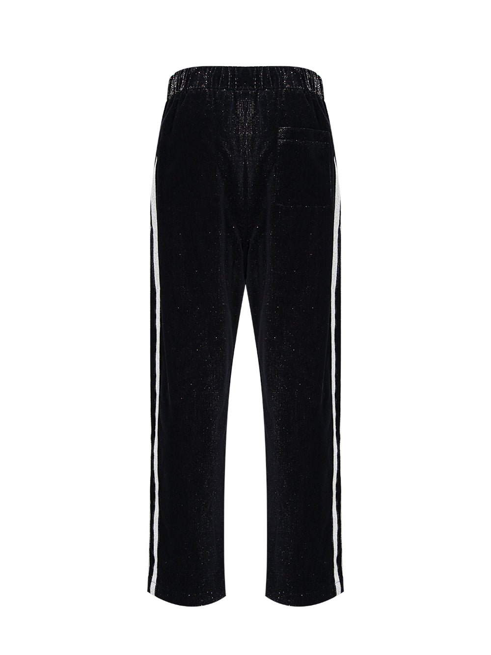 Glitter Track Pants (Black)