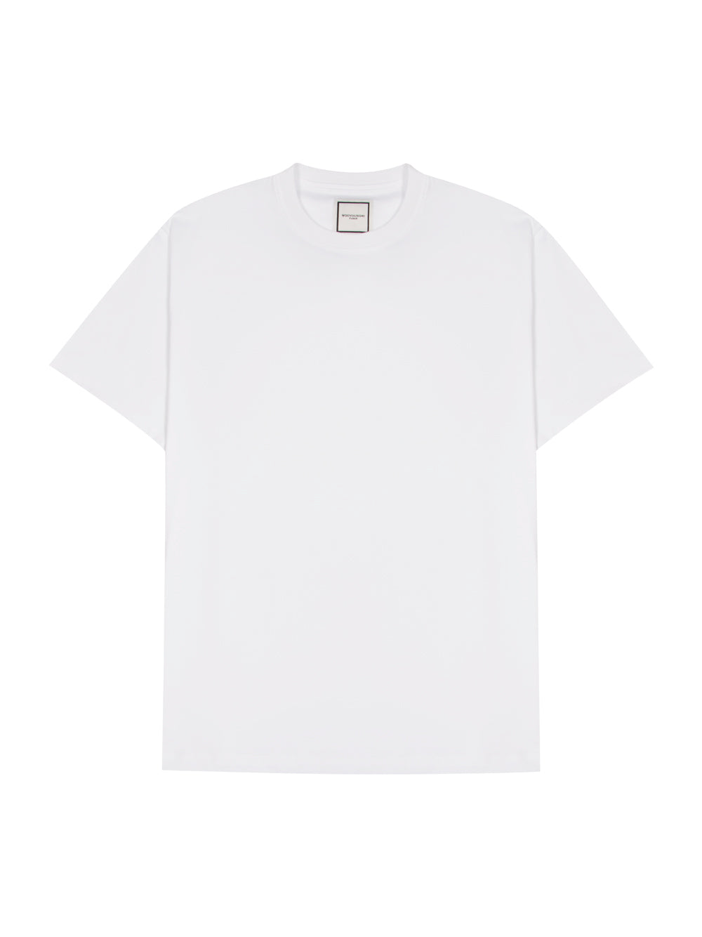Metallic Embossed Back Logo T-Shirt (White)