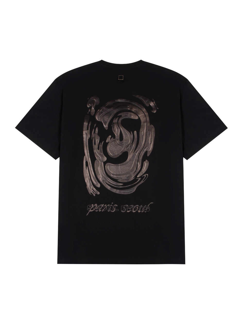 Metallic Graphic T-Shirt (Black)