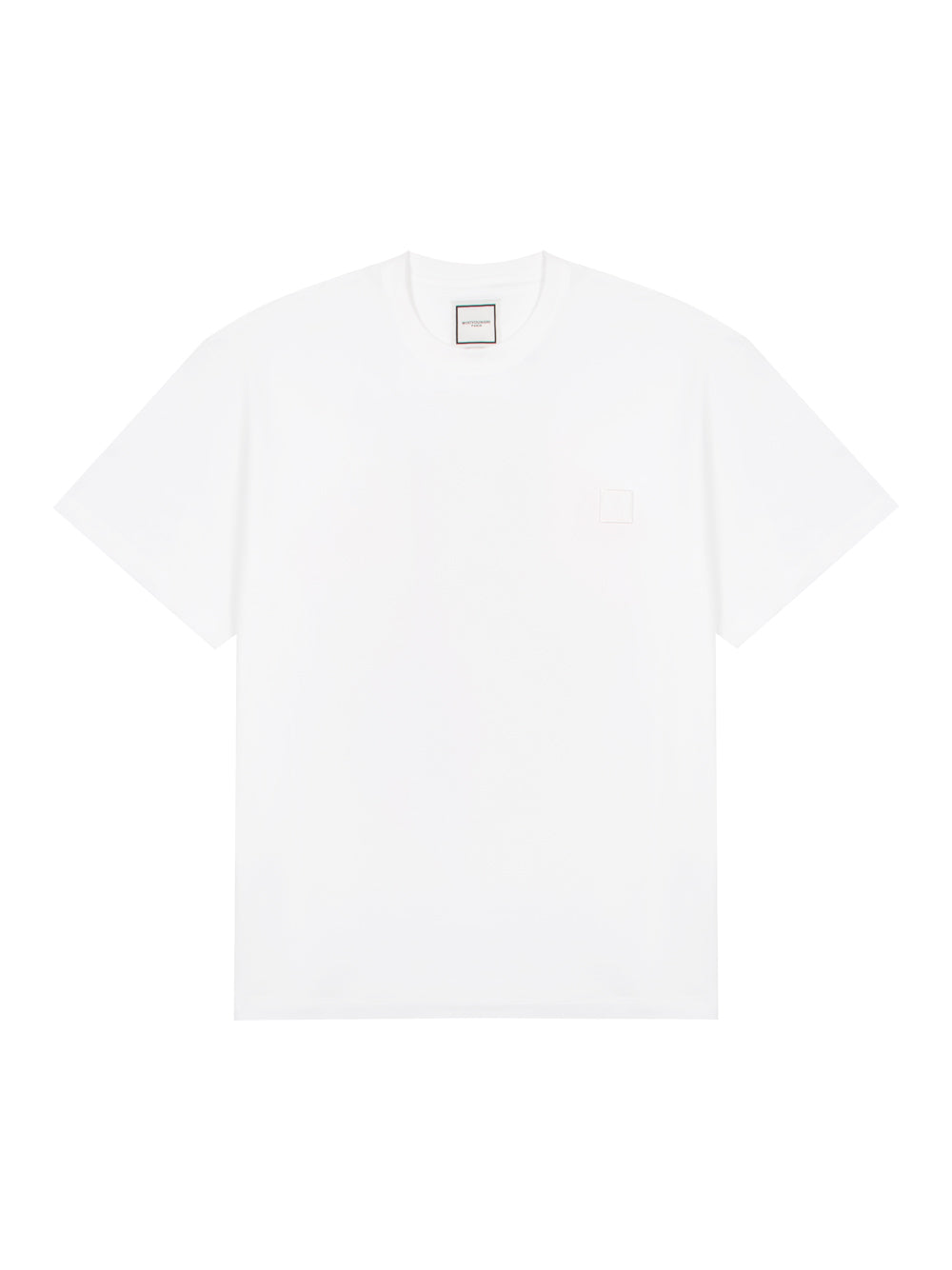 Swaying Flower Back Logo T-Shirt (White)