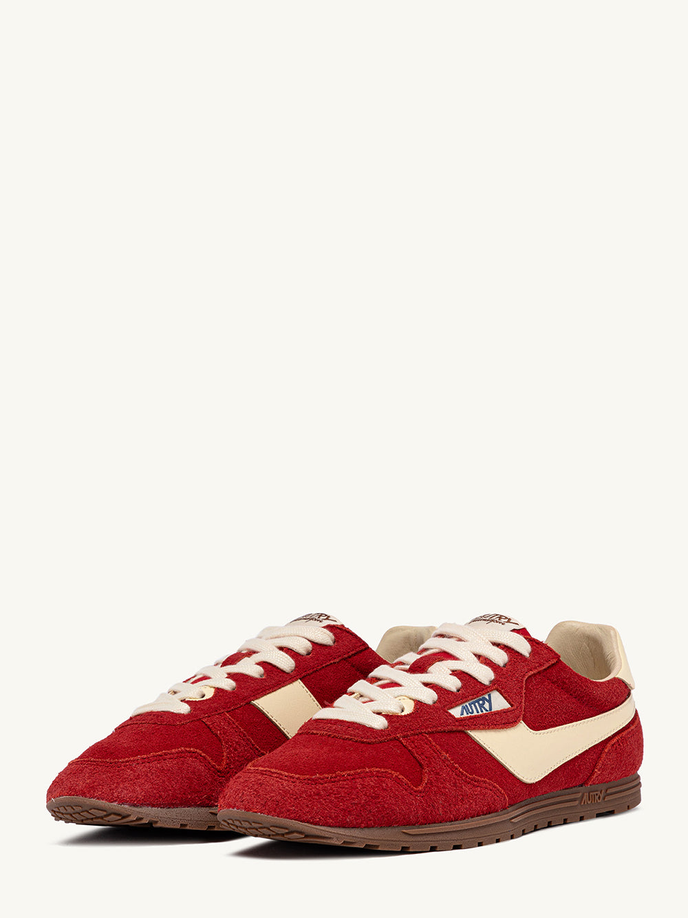 Sneakers Windspin In Suede And Leather (Ruby/Rutabaga) (Men)
