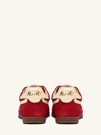 Sneakers Windspin In Suede And Leather (Ruby/Rutabaga) (Men)