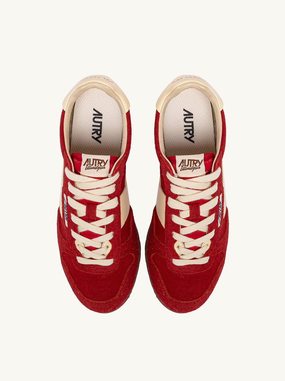 Sneakers Windspin In Suede And Leather (Ruby/Rutabaga) (Men)