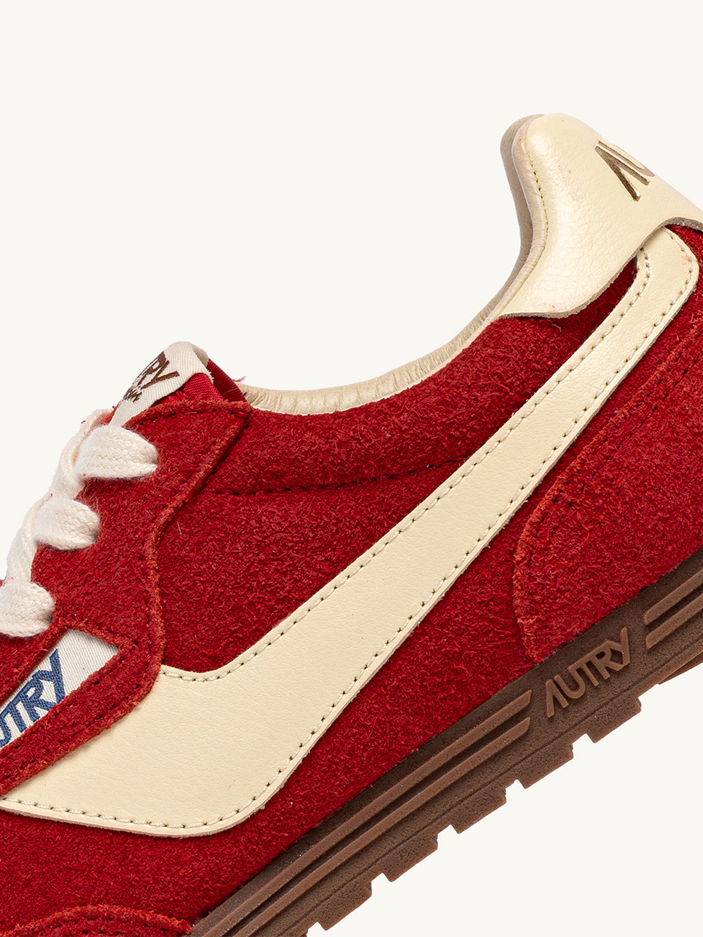 Sneakers Windspin In Suede And Leather (Ruby/Rutabaga) (Men)