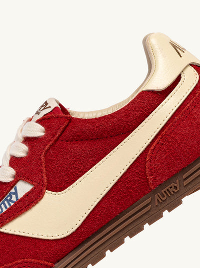 Sneakers Windspin In Suede And Leather (Ruby/Rutabaga) (Men)