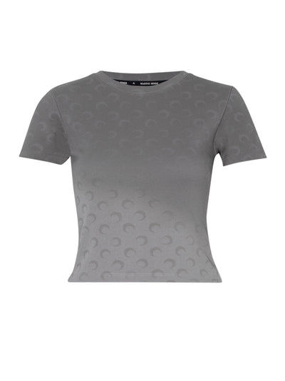 Faded Moon Jersey Baby Fit T-Shirt Dark Grey
