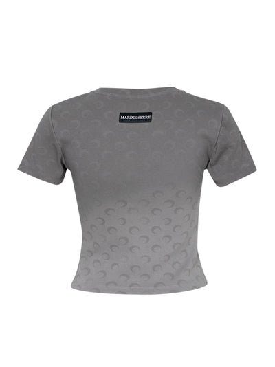 Faded Moon Jersey Baby Fit T-Shirt Dark Grey