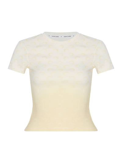 Faded Moon Jersey Baby Fit T-Shirt Light Yellow