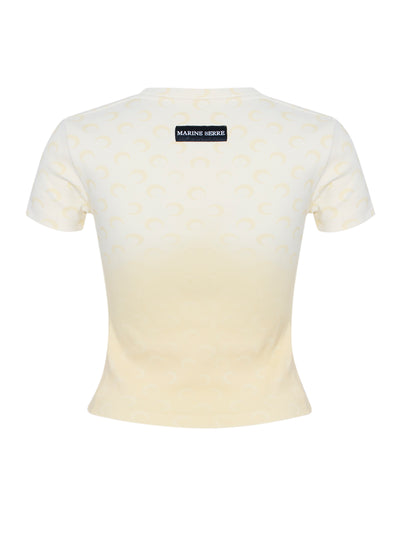 Faded Moon Jersey Baby Fit T-Shirt Light Yellow