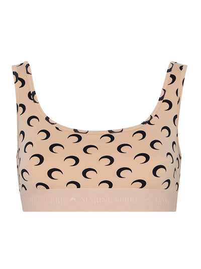 Moon Printed Jersey Sports Tan