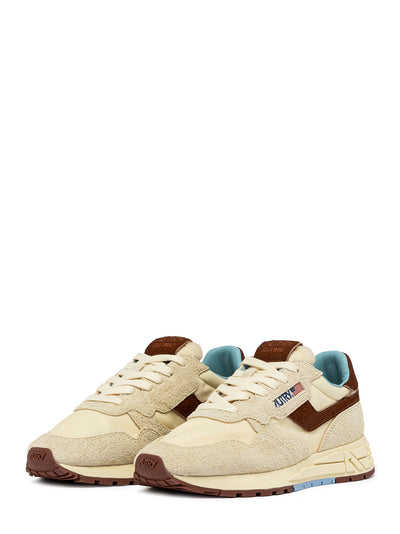 Reelwind Low Sneakers In Suede And Nylon (Nut/Brown) (Men)