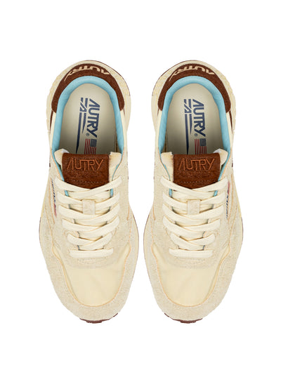 Reelwind Low Sneakers In Suede And Nylon (Nut/Brown) (Women)