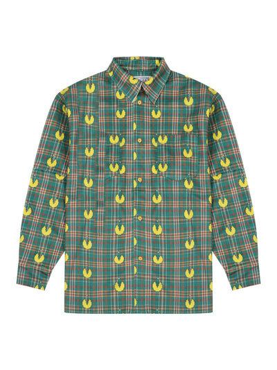 Camicia Quadrata Shirt (Tartan Green)