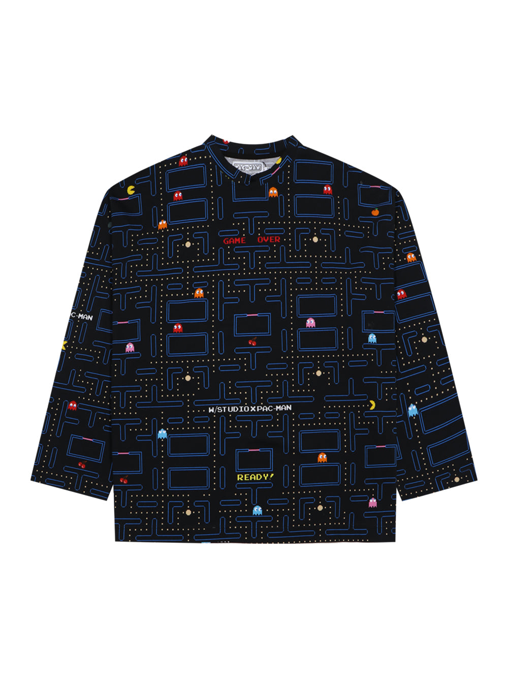 Longsleeve Over Tee (Pac Labyrinth Black)