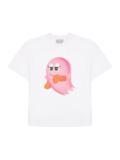 Pink Ghost T-Shirt (White)