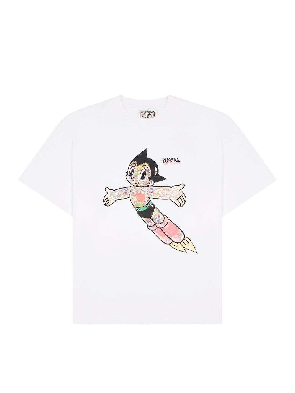 T-Shirt Astro Boy Fly (White)