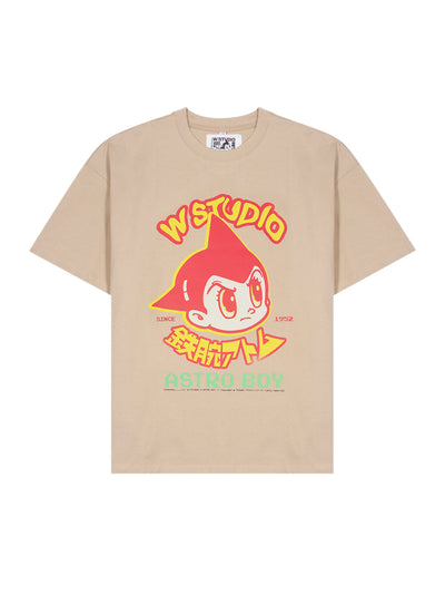 T-Shirt Astro Boy Face W Studio (Cream)