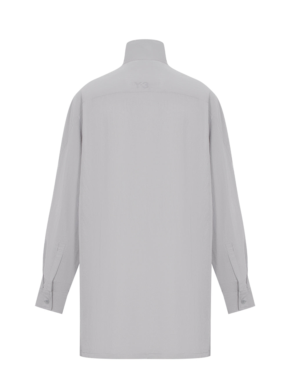 Washed Twill Overshirt (Solid Grey)