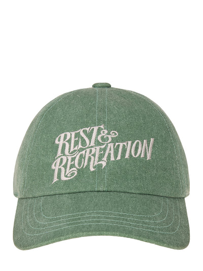 Wave Logo Washing Ball Cap (Green)
