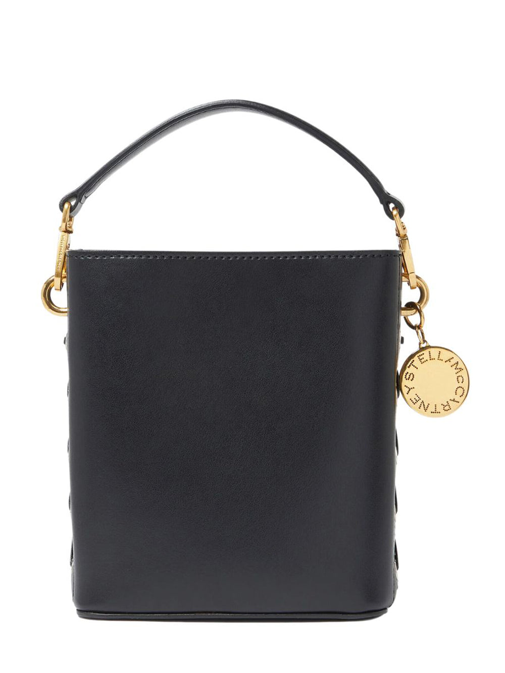 Whipstitched Bucket Bag (Midnight Black)