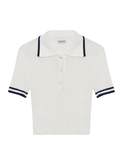 Whitten Short Sleeve Polo (Ivory Multi)