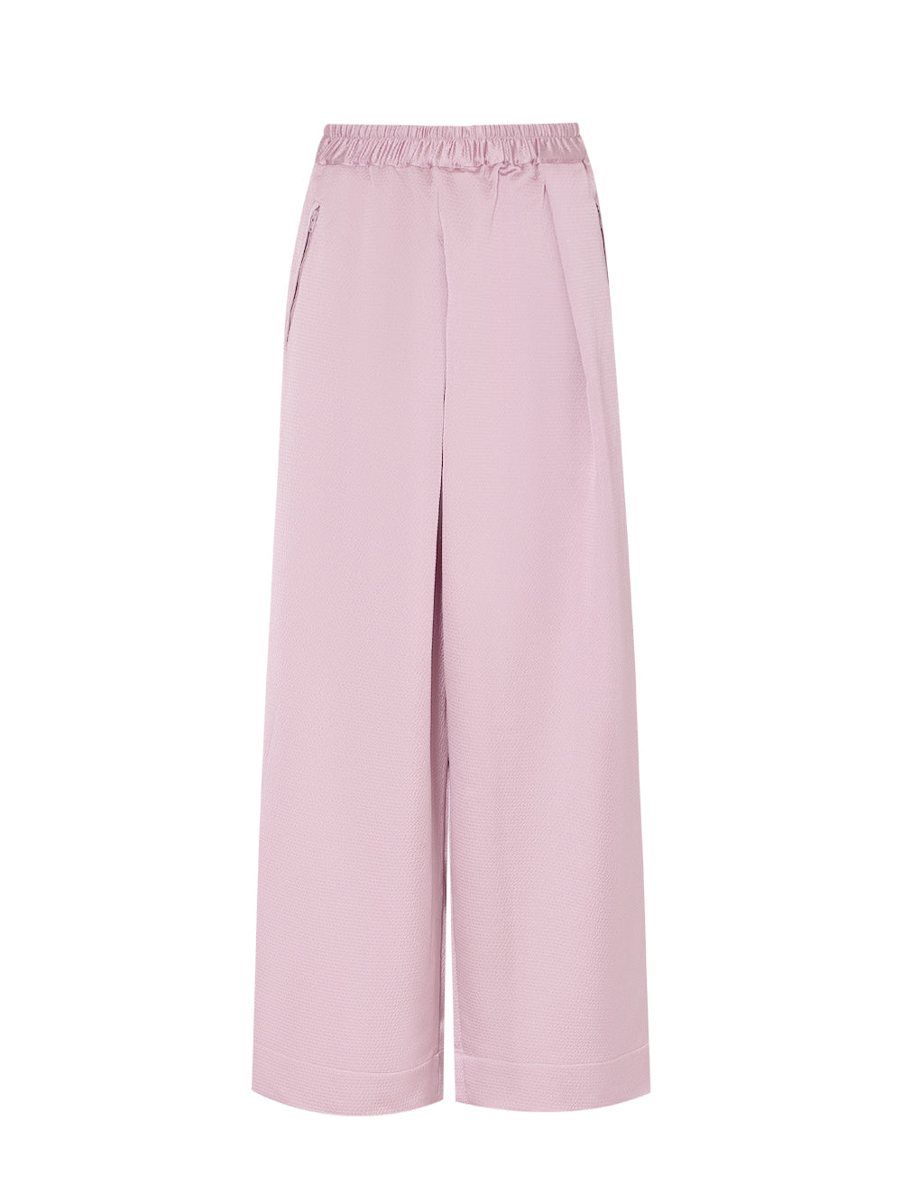 Wide Leg Tech Seersucker Pants (Magmau)