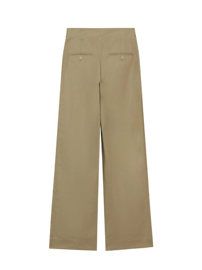 Wide Leg Trouser (Khaki)